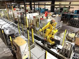 Fanuc Robot + 3 Breton machining centers 5 axes