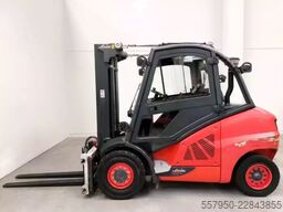 Linde H 25/600 Diesel Triplex Zinkenversteller