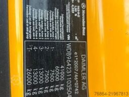 MERCEDES-BENZ AROCS 4151, 8X4 MEILLER-GESTEINSKIPPER, EURO 6, BORDMATIK, RETARDER, BLATT-BLATT