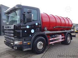 Scania P94-260 VACUUMTANK 10 CUB STEELSPRINGS,MANUALPOMP