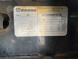 Krone SD / Flower Trailer / Thermo King SLXe 300 / BP...