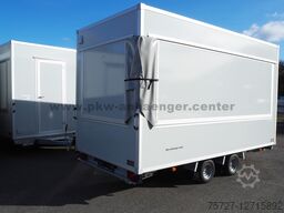 Verkaufsanhänger SellerH-XLT 2500kg 420x200x230cm 2x Klappe Planendreieck Hochlader