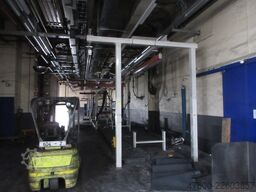 Demag Portalkran KBK2 + Saugheber 2x50KG Vacuumpumpe 2x 50KG  + Stahlbau 18,2x3m