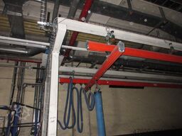 Demag Portalkran KBK2 + Saugheber 2x50KG Vacuumpumpe 2x 50KG  + Stahlbau 18,2x3m