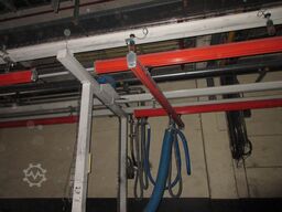 Demag Portalkran KBK2 + Saugheber 2x50KG Vacuumpumpe 2x 50KG  + Stahlbau 18,2x3m