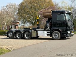 Mercedes-Benz Arocs 3745 8x4 TRIPLE HMF Z KRAAN/HAAK!! ZERO E...