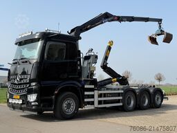 Mercedes-Benz Arocs 3745 8x4 TRIPLE HMF Z KRAAN/HAAK!! ZERO E...