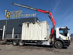 Iveco Stralis 420 + 6X2 + FASSI F 135 - 3X EXT. + REM...