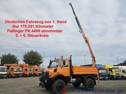 Unimog U2150 4x4 Kran abnehmbar Palfinger Hakenhöhe 10m