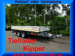 Möslein TTD 13 Weiß  13 t Tandem 3- Seitenkipper Tieflader-- Neufahrzeug --