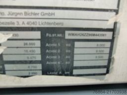 MAN TGA 33.430 6X4 KIPPER, MANUEL, E4 PALFINGER BLATT-BLATT