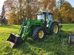 John Deere 6320 Frontlader Schneepflug Fronthydraulik