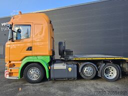Scania R410 6x2 / RETARDER + NOOTEBOOM DIEPLADER