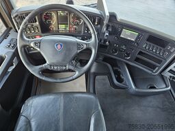 Scania R410 6x2 / RETARDER + NOOTEBOOM DIEPLADER