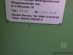 Deckel FP4A NC milling machine Deckel FP4A