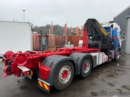 Scania P420 6X2*4, Hooklift-truck with Crane, 2008