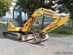 Komatsu PC55MR-5E0 with 3 buckets