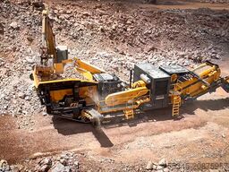 FABO Mobile Tracked Impact Crusher 450-500 tph FTI-130S