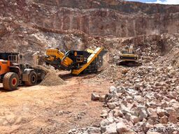 FABO Mobile Tracked Impact Crusher 450-500 tph FTI-130S