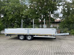 Möslein THT 11- G 6,2  Tandem Pritsche- Tieflader mit Rungentaschen