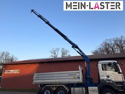 MAN Aufbau Meiller Bordmatik + HMF 1330 K4 15m Funk