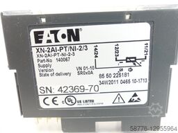 Eaton XN-2AI-PT/NI-2/3 Eingangsmodul SN 42369-70 Part-Nr 140067 - !