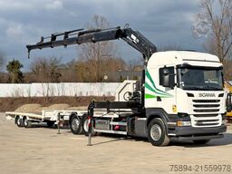 SCANIA R 440 * HIAB 330 - 5 + FUNK + Anhänger! 6x2