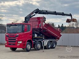 SCANIA G 450 Kipper*HIAB X - HIDUO 188 * 8x4*TOPZUSTAND
