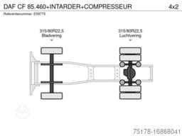 DAF CF 85.460+INTARDER+COMPRESSEUR