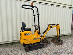 JCB 8008 CTS, 2021 BJ, 985BH, 3 x Löffel