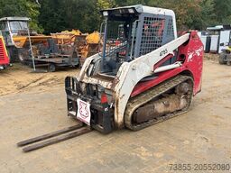 Takeuchi TL130 with forks and loader bucket