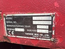 Takeuchi TL130 with forks and loader bucket