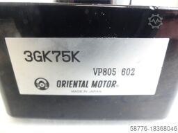 Oriental Motor 3GK75K Reduzier-Getriebe-Kopf VP805 602 - ! -