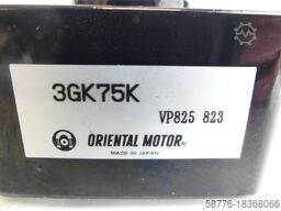 Oriental Motor 3GK75K Reduzier-Getriebe-Kopf VP825 823 - ! -