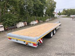 Möslein THT 14-G 7,20 L ausziehbar  13,9 t Tandemanhänger- Tieflader, ausziehbarLuftgefedert