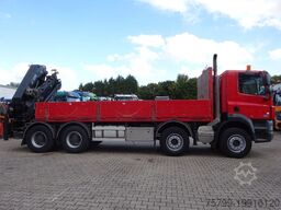DAF 85.410 Pritsche + HIAB 322E6 Kran 8x4