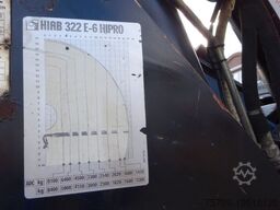 DAF 85.410 Pritsche + HIAB 322E6 Kran 8x4