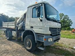 MERCEDES-BENZ Actros 1841 / 4X4 ALLRAD / Kipper+Kran /WENIG KM