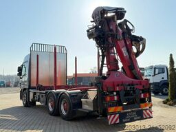 MERCEDES-BENZ Actros 2660 6x4 Holztransport mit Kran Penz 10Z8