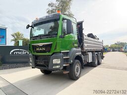 MAN TGS 33.480 6x6 KRAN abstattelb. 19m Kipper Bordm