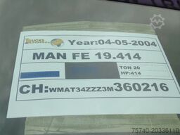 MAN FE 19.414 + MANUAL + 4X4 +EURO 2 !!!!!!!!!!!