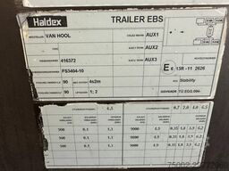 Van Hool 20FT/30FT ADR CHASSIS / empty weight: 3.500kg /...