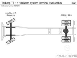 Terberg TT 17 Hookarm system terminal truck 25km