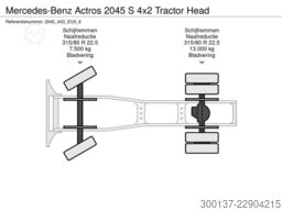 Mercedes-Benz Actros 2045 S 4x2 | Tractor Head | Logistics | ...