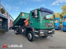 MAN TGM 18.280 4x4BB*Terex-Kran*Meiller-Kipper*