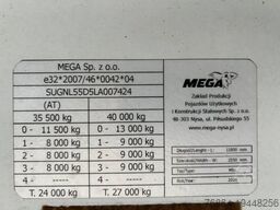 MEGA LIGHT ALU-KIPPMULDE 55M³, KOMBIKLAPPE, SAF-ACHSEN, 1-A LIFTACHSE, ROLLPLANE