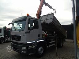 MAN TGM 18.250 + PALFINGER 11.001K + TIPPER + EURO 5