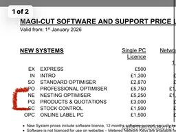 Magi-cut licence wood working V11 full licence