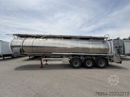 FELDBINDER LEBENSMITTELTANK, CA. 34.000L, 3 KAMMERN, TROMMELBREMSEN