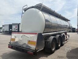 FELDBINDER LEBENSMITTELTANK, CA. 34.000L, 3 KAMMERN, TROMMELBREMSEN